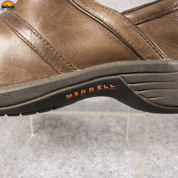 Merrell Encore Eclipse Smooth Bug Clog Casual Brown Slip-On Women's Size 9 - Picture 9 of 10